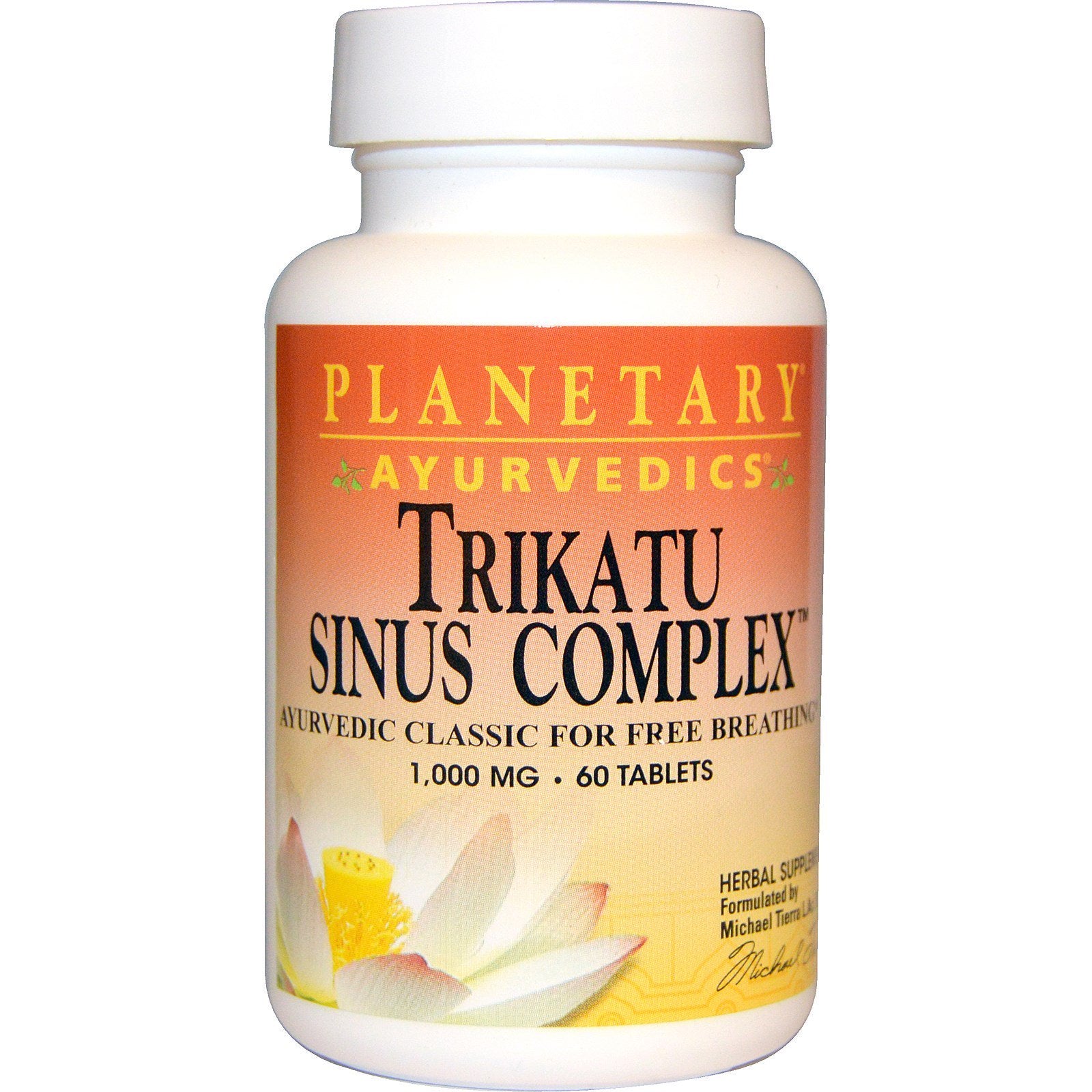 Planetary Herbals, Planetary Ayurvedics Trikatu Sinus Complex 1000 mg, 60 Tablets UPC 021078106265 | Hilife Vitamins